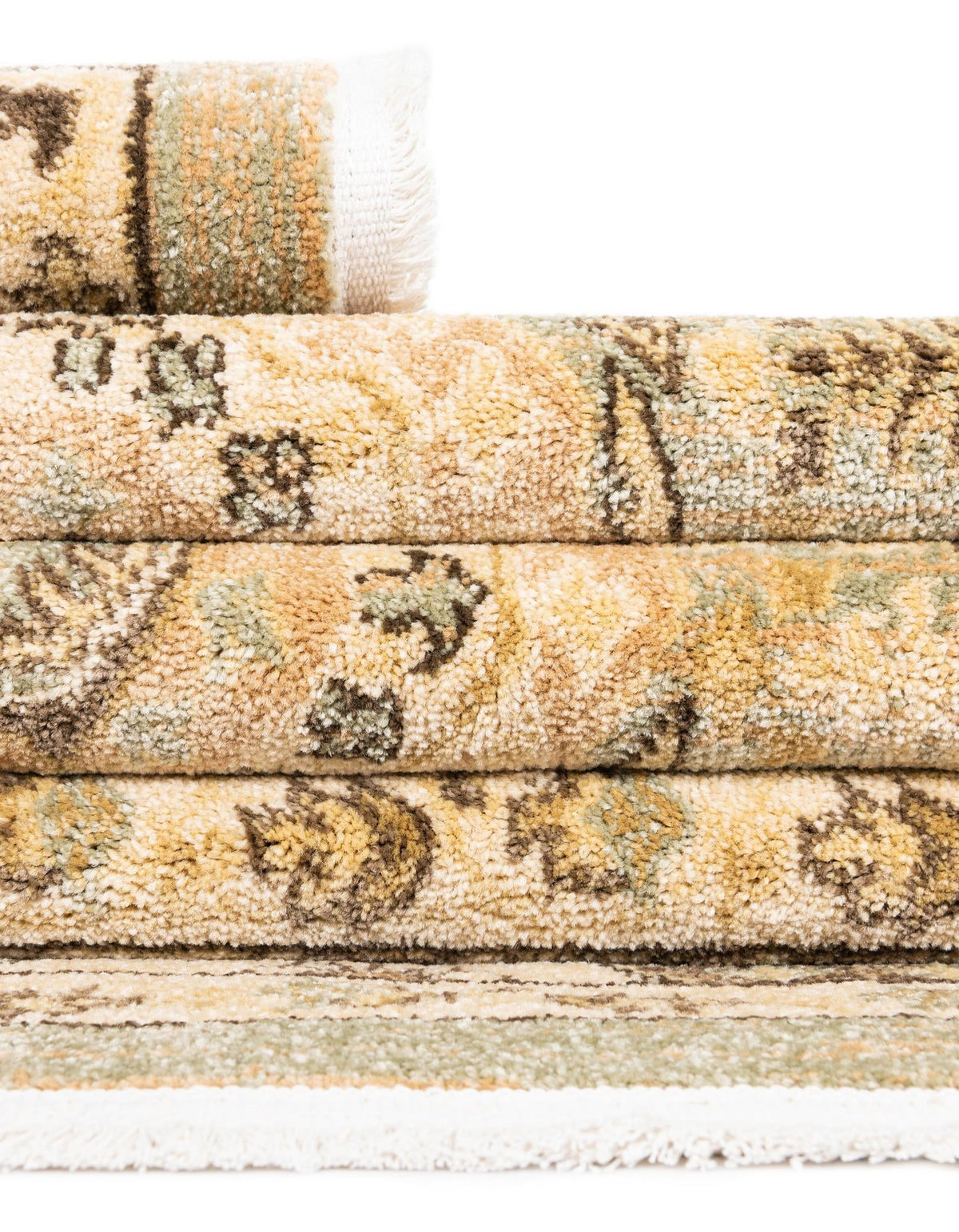Ottoman Elegance Collection Area Rug -  Ephesus Rectangle Light Green  lifestyle 44