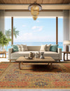 Ottoman Elegance Collection Area Rug -  Ephesus Rectangle Beige  lifestyle 25
