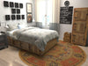 Ottoman Elegance Collection Area Rug -  Ephesus Round Beige  lifestyle 49