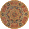Ottoman Elegance Collection Area Rug -  Ephesus Round Beige  lifestyle 39