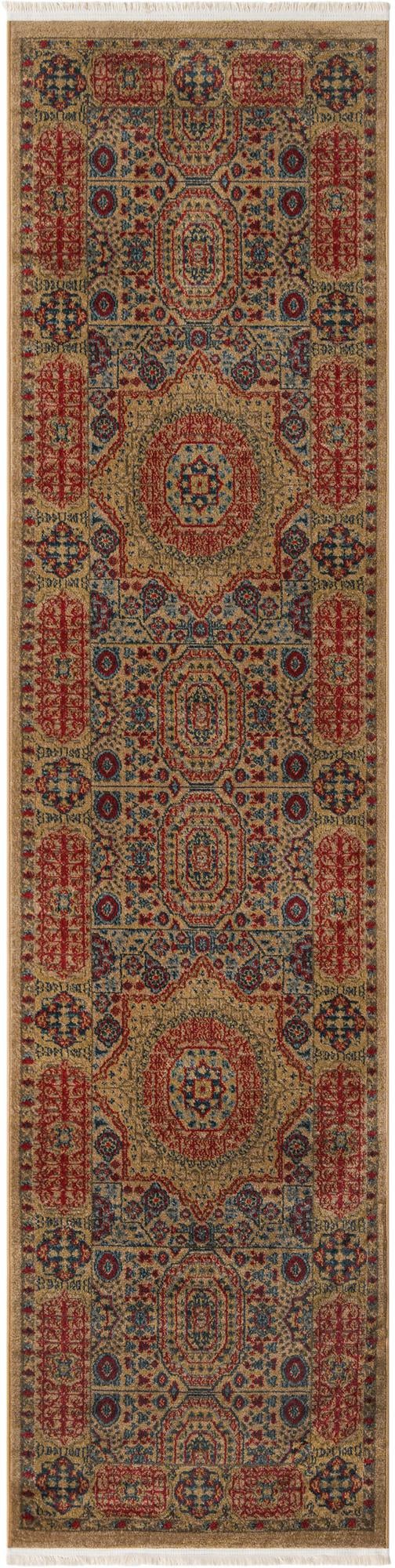 Ottoman Elegance Collection Area Rug -  Ephesus Runner Beige  lifestyle 136