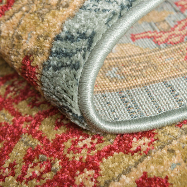Ottoman Elegance Collection Area Rug -  Ephesus Rectangle Light Blue  lifestyle 26