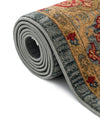 Ottoman Elegance Collection Area Rug -  Ephesus Round Light Blue  lifestyle 90