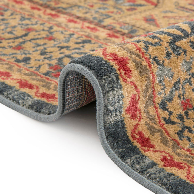 Ottoman Elegance Collection Area Rug -  Galata Rectangle Blue  lifestyle 15