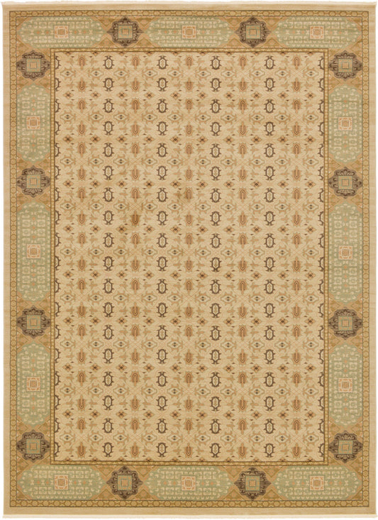 Ottoman Elegance Collection Area Rug -  Pamukkale Rectangle Cream Main