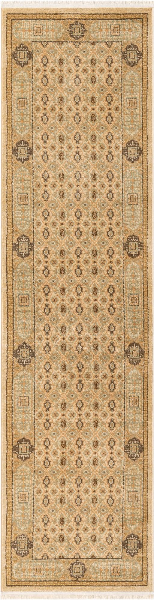 Ottoman Elegance Collection Area Rug -  Pamukkale Runner Cream  lifestyle 55