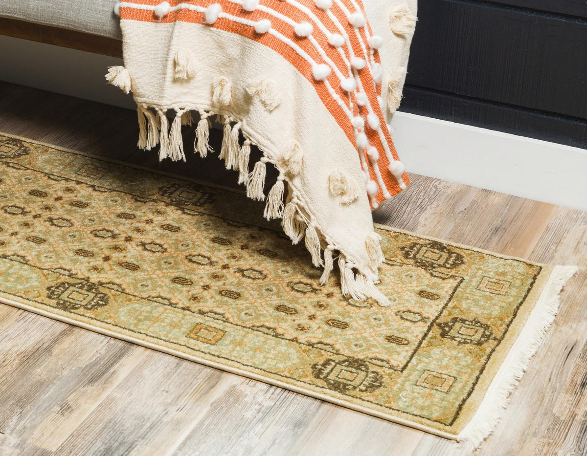 Ottoman Elegance Collection Area Rug -  Pamukkale Runner Cream  lifestyle 70