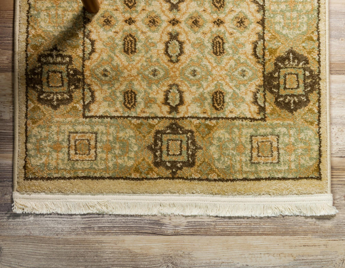 Ottoman Elegance Collection Area Rug -  Pamukkale Runner Cream  lifestyle 74