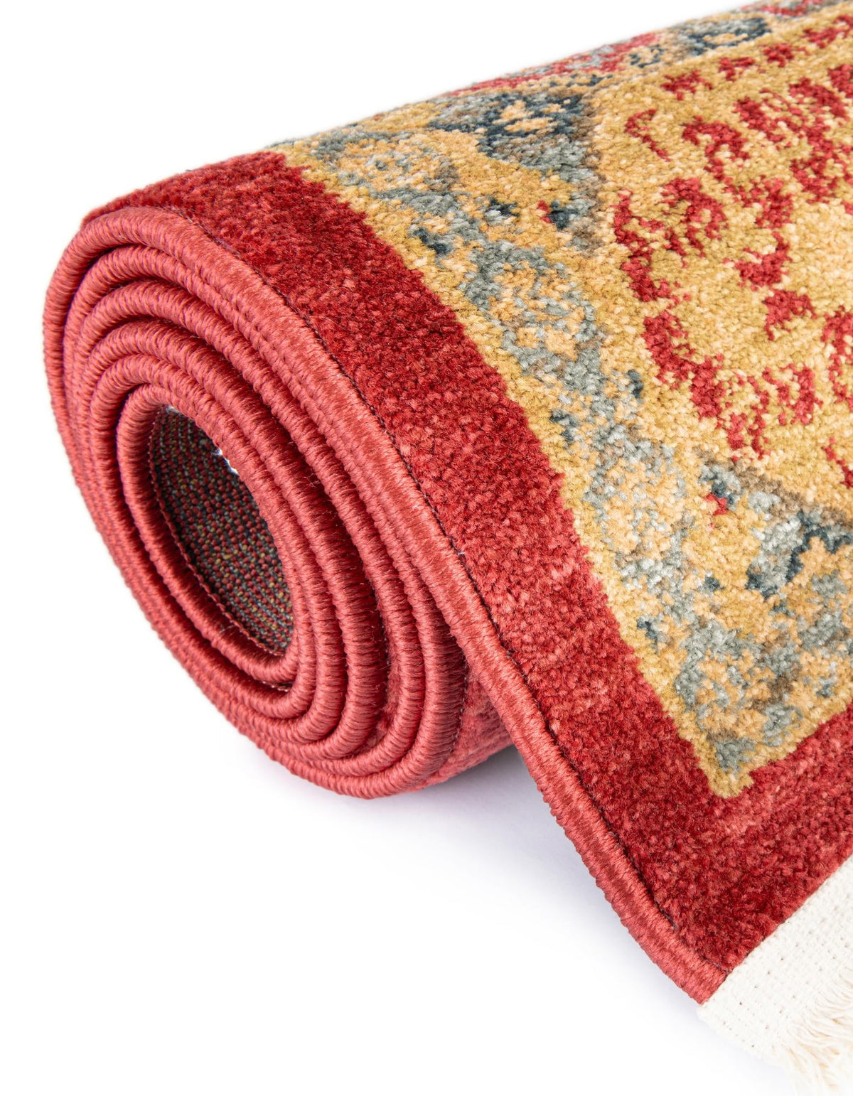 Ottoman Elegance Collection Area Rug -  Pamukkale Rectangle Red  lifestyle 38
