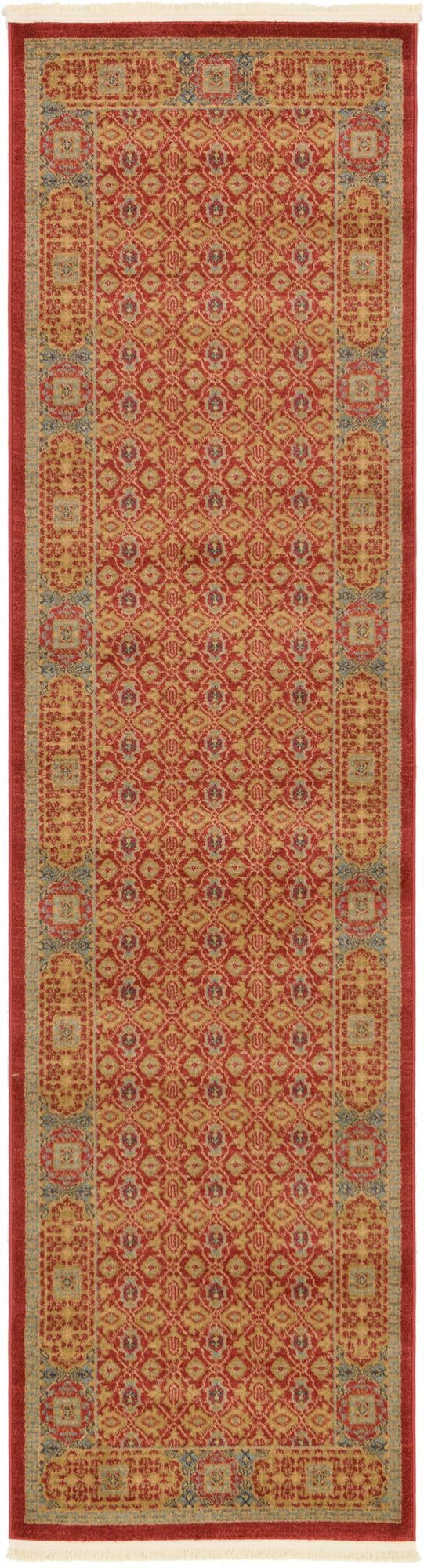 Ottoman Elegance Collection Area Rug -  Pamukkale Runner Red  lifestyle 68