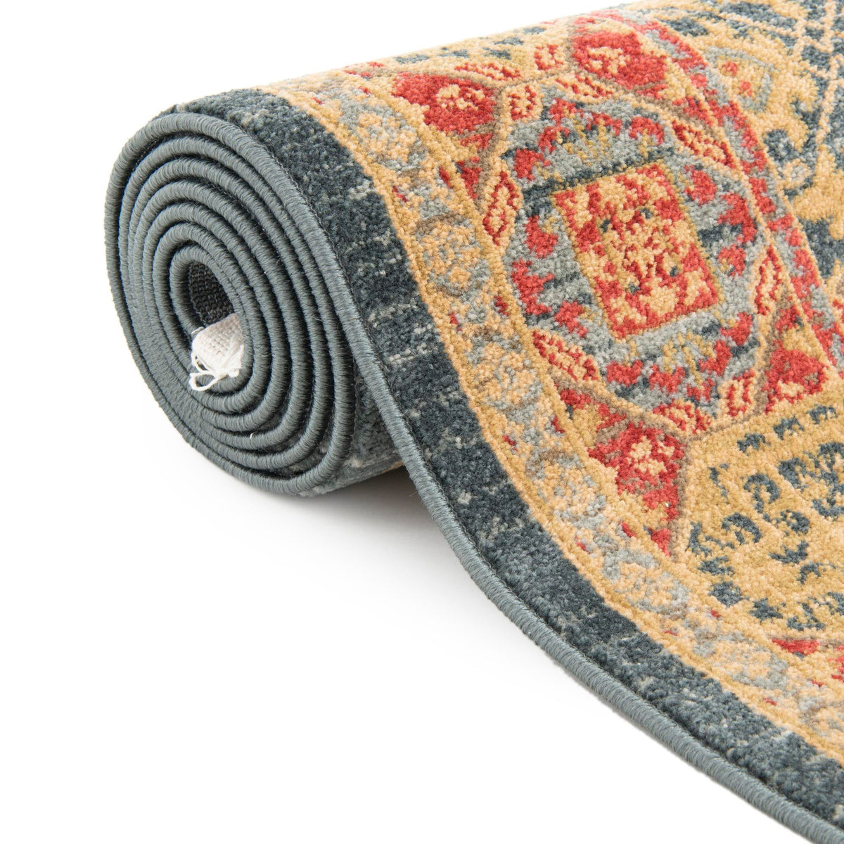 Ottoman Elegance Collection Area Rug -  Pamukkale Rectangle Navy Blue  lifestyle 37