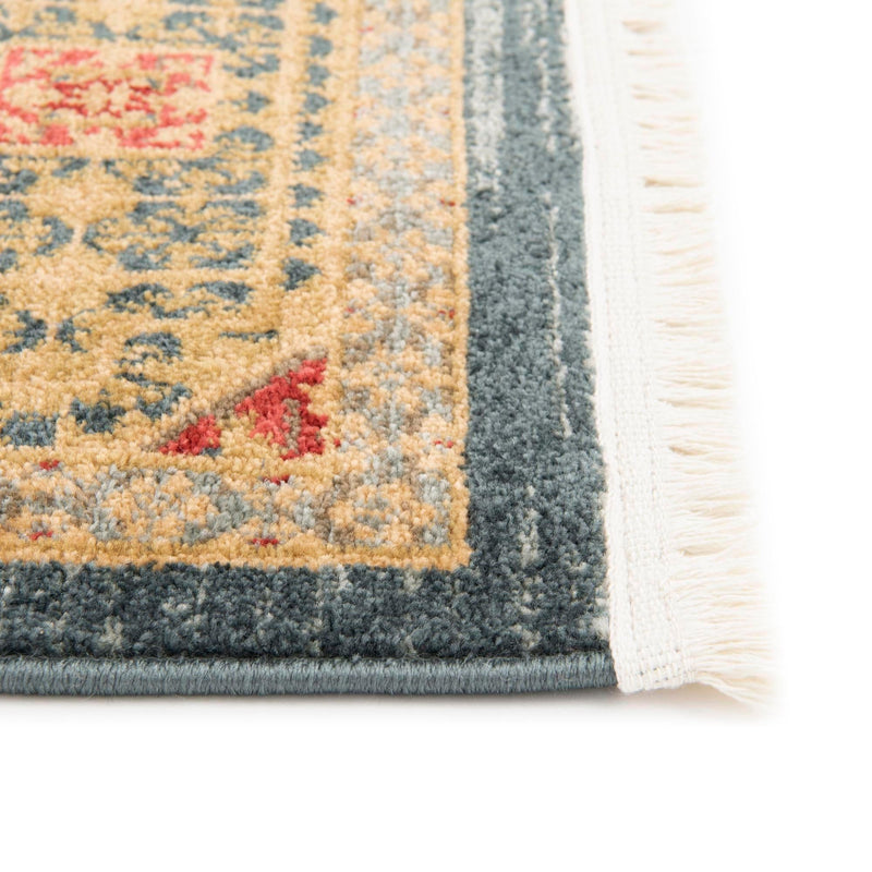 Ottoman Elegance Collection Area Rug -  Pamukkale Rectangle Navy Blue  lifestyle 56