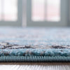 Antique Tapestry Collection Area Rug - Versailles Square Light Blue  lifestyle 32