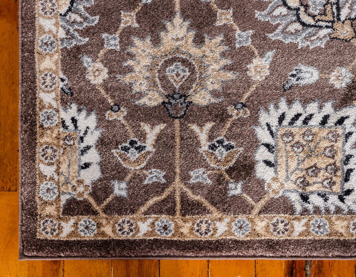 Antique Tapestry Collection Area Rug - Versailles Rectangle Brown  lifestyle 30
