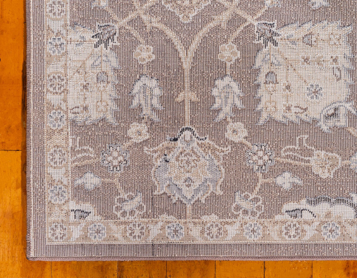 Antique Tapestry Collection Area Rug - Versailles Rectangle Brown  lifestyle 33