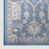 Antique Tapestry Collection Area Rug - Versailles Square Blue  lifestyle 87