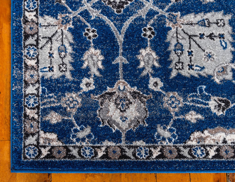 Antique Tapestry Collection Area Rug - Versailles Rectangle Blue  lifestyle 18