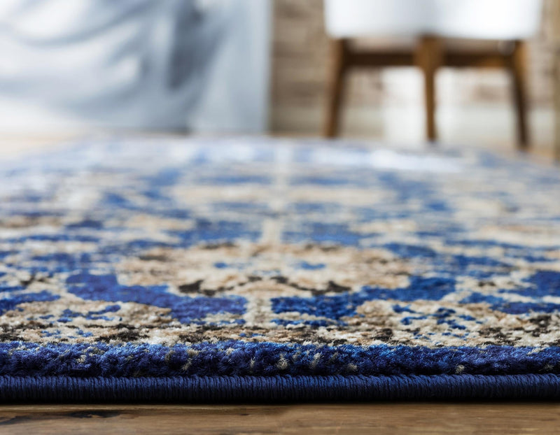 Antique Tapestry Collection Area Rug - Versailles Runner Blue  lifestyle 51
