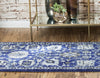 Antique Tapestry Collection Area Rug - Versailles Runner Blue  lifestyle 58