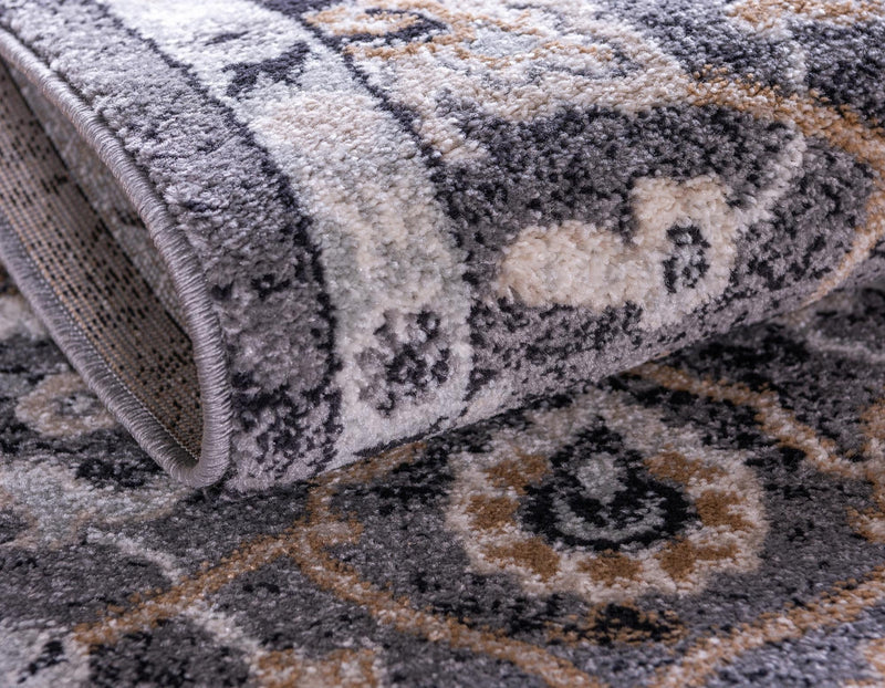 Antique Tapestry Collection Area Rug - Versailles Runner Gray  lifestyle 37