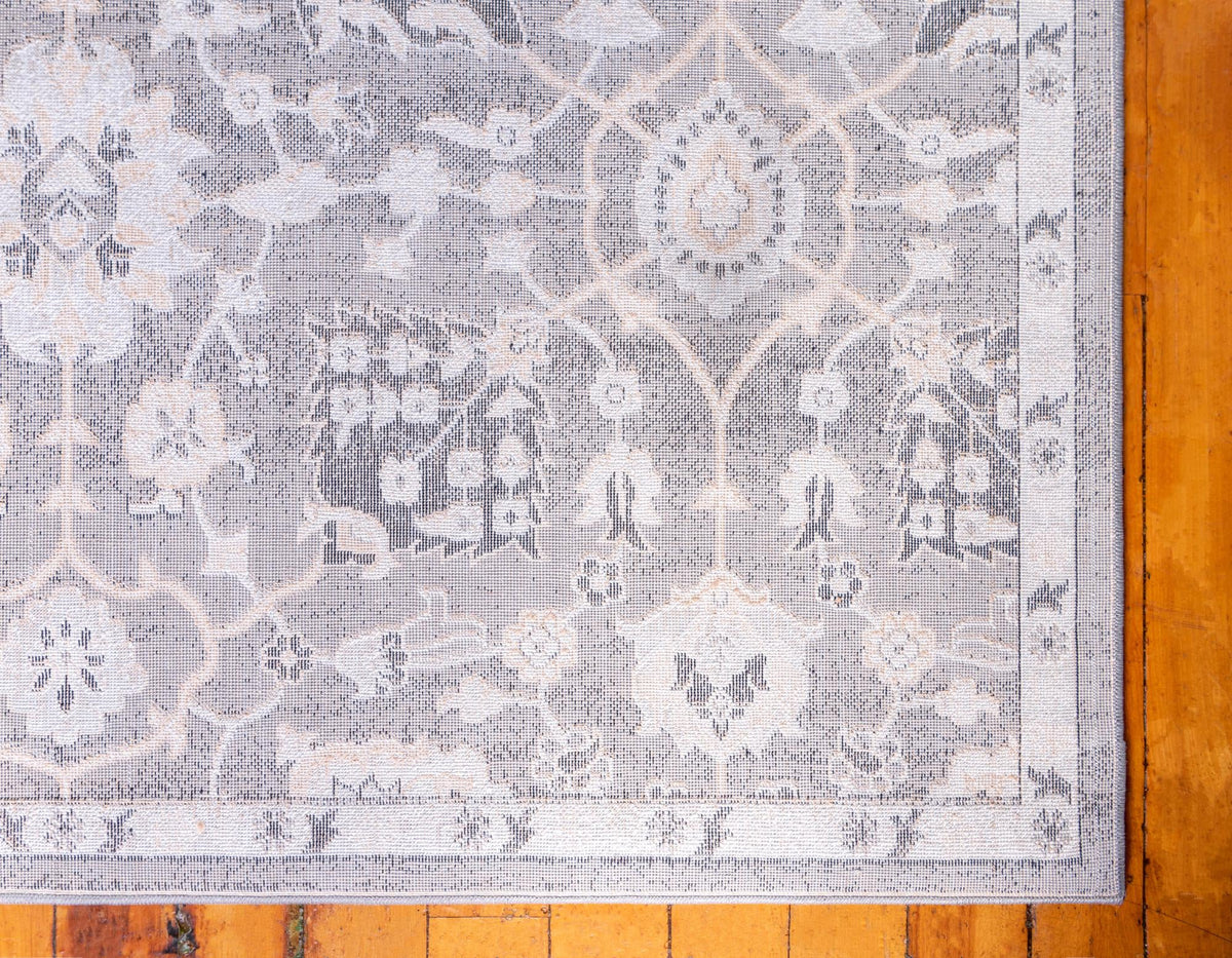 Antique Tapestry Collection Area Rug - Versailles Runner Gray  lifestyle 46