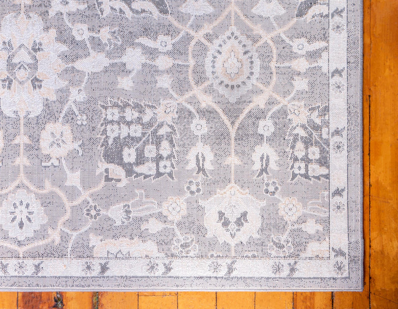 Antique Tapestry Collection Area Rug - Versailles Runner Gray  lifestyle 46