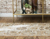 Antique Tapestry Collection Area Rug - Versailles Runner Ivory  lifestyle 60