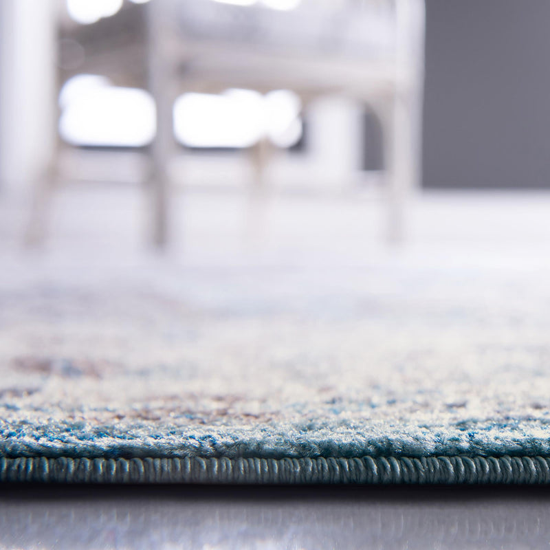 Antique Tapestry Collection Area Rug -  Windsor Square Light Blue  lifestyle 101