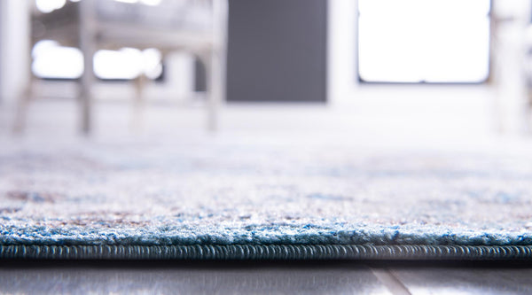 Antique Tapestry Collection Area Rug -  Fontainebleau Runner Light Blue  lifestyle 8