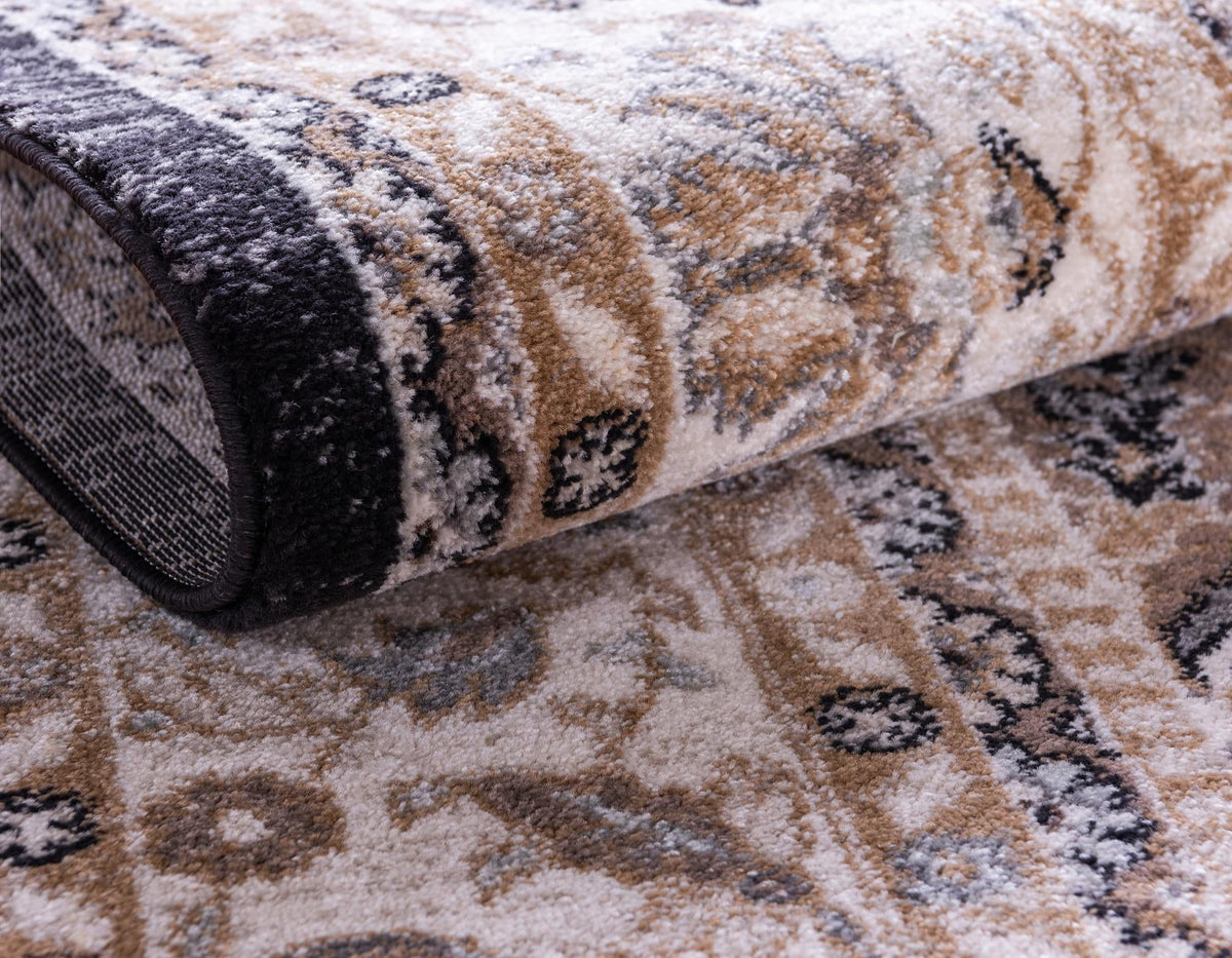 Antique Tapestry Collection Area Rug -  Windsor Rectangle Black  lifestyle 40