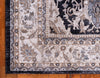 Antique Tapestry Collection Area Rug -  Windsor Rectangle Black  lifestyle 48