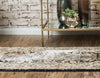 Antique Tapestry Collection Area Rug -  Windsor Runner Black  lifestyle 95
