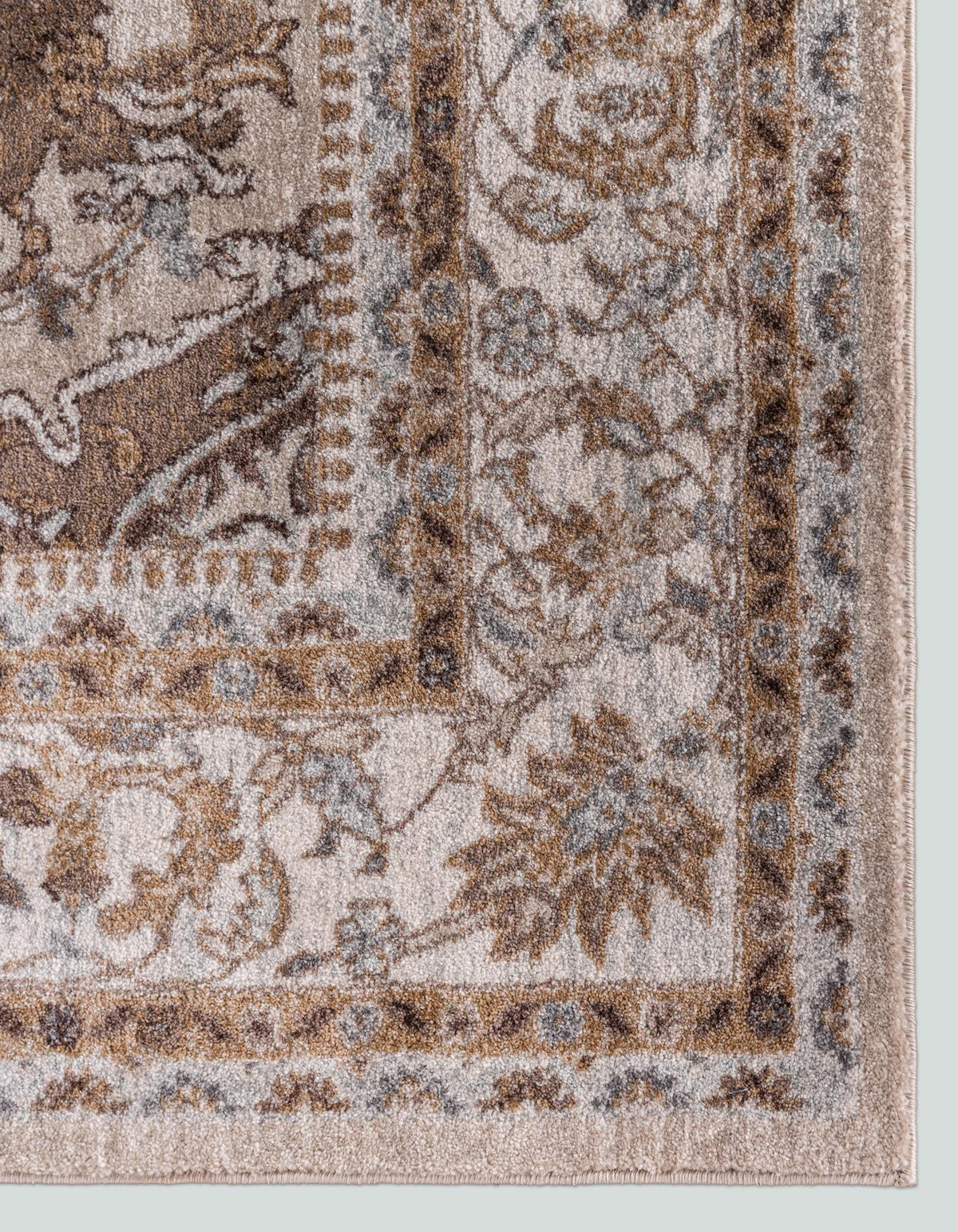 Antique Tapestry Collection Area Rug -  Windsor Square Cream  lifestyle 50