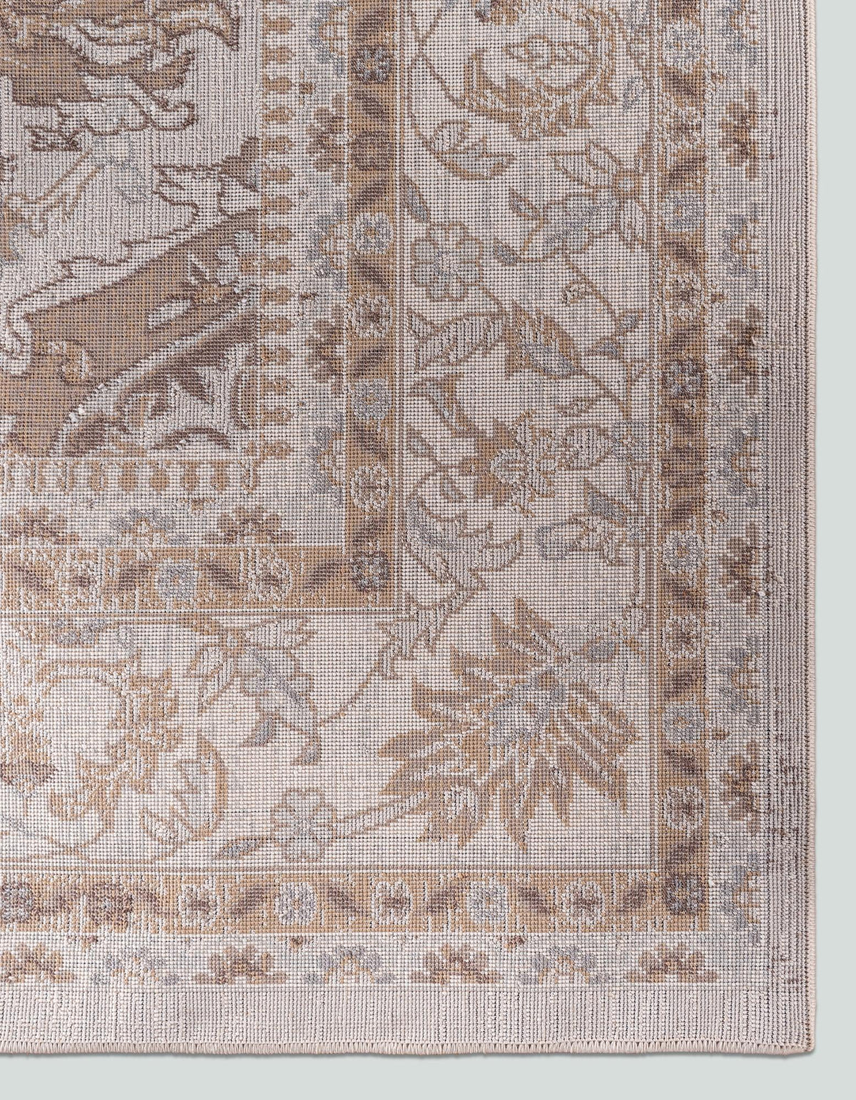 Antique Tapestry Collection Area Rug -  Windsor Square Cream  lifestyle 51