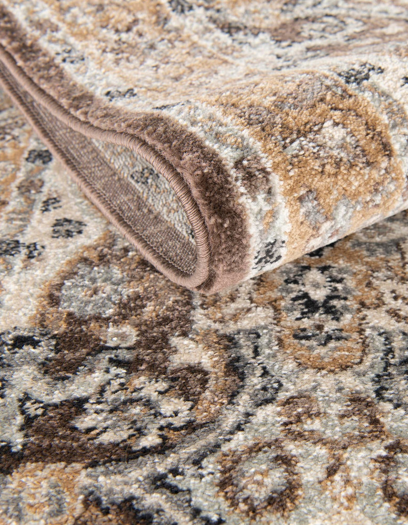 Antique Tapestry Collection Area Rug -  Windsor Rectangle Brown  lifestyle 36