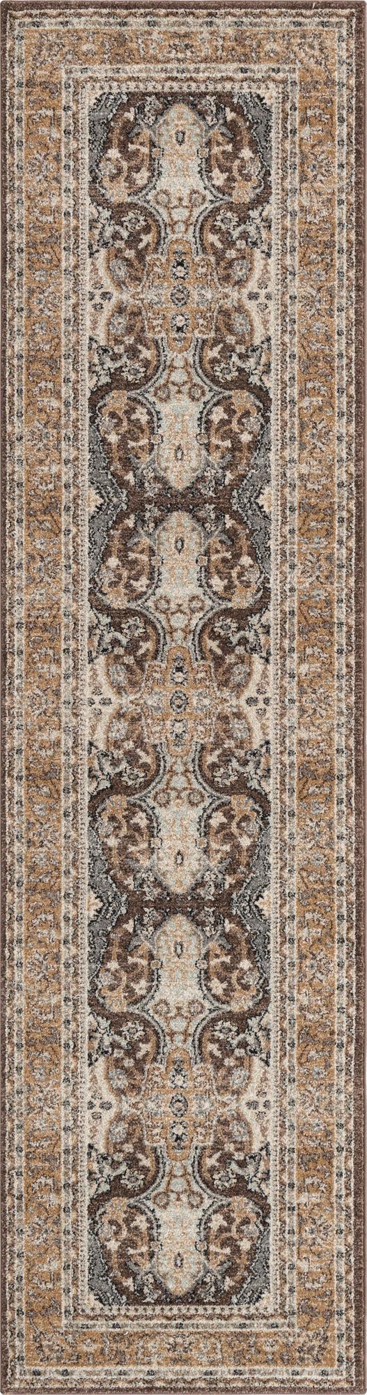 Antique Tapestry Collection Area Rug -  Windsor Runner Brown  lifestyle 33