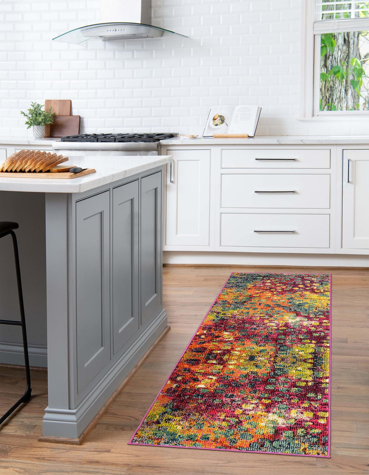 Sevilla Splendor Collection Area Rug - Alcazar Runner Multi  lifestyle 113