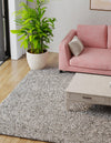 Plush Oasis Collection Area Rug - Serenity (Cloud Gray) Rectangle Cloud Gray  lifestyle 43