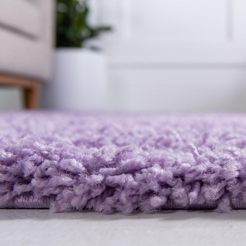 Plush Oasis Collection Area Rug - Serenity (Lilac) Rectangle Lilac  lifestyle 10
