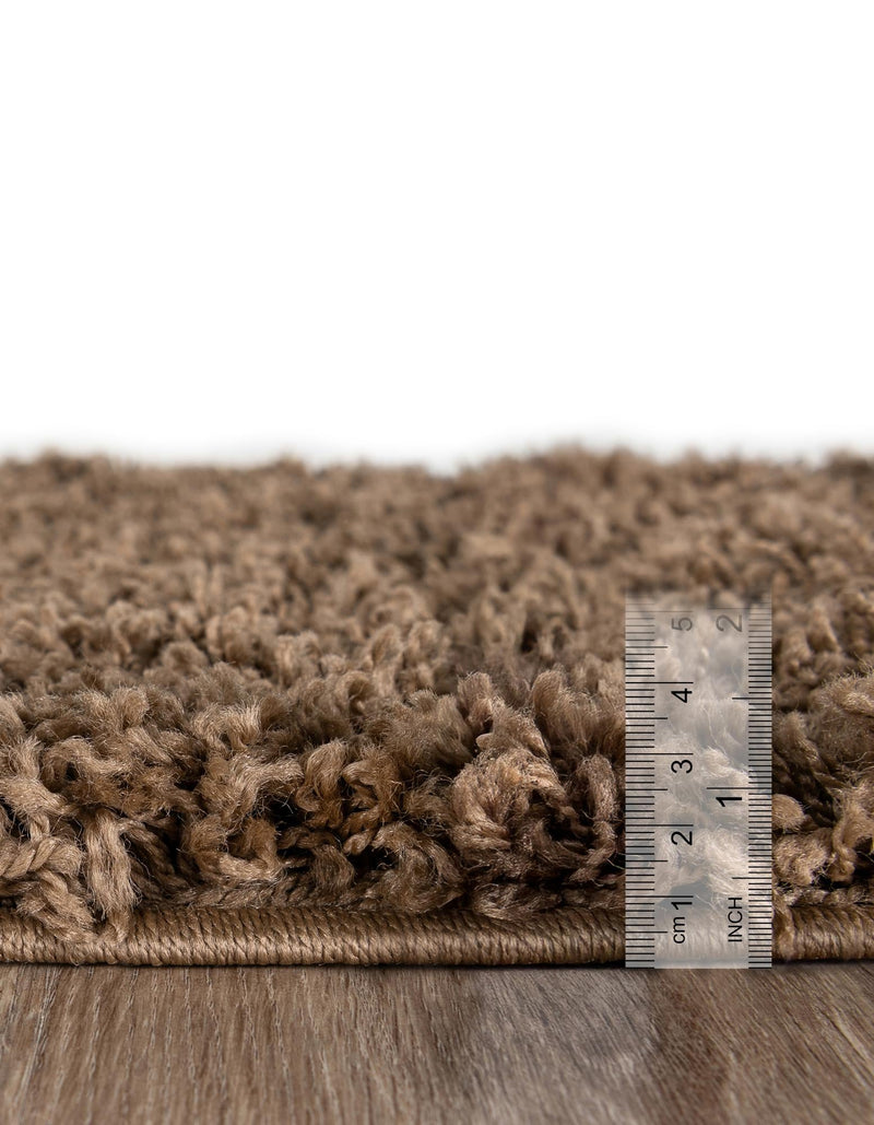Plush Oasis Collection Area Rug - Serenity (Sandy Brown) Square Sandy Brown  lifestyle 19