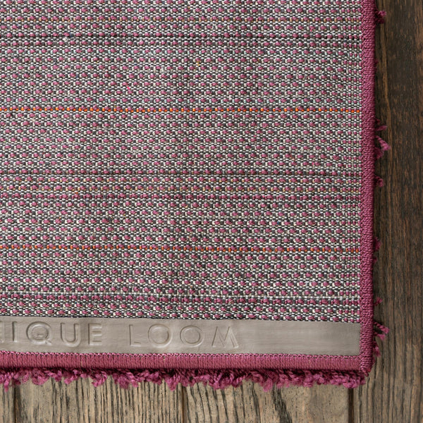 Plush Oasis Collection Area Rug - Serenity (Eggplant Purple) Square Eggplant Purple  lifestyle 7