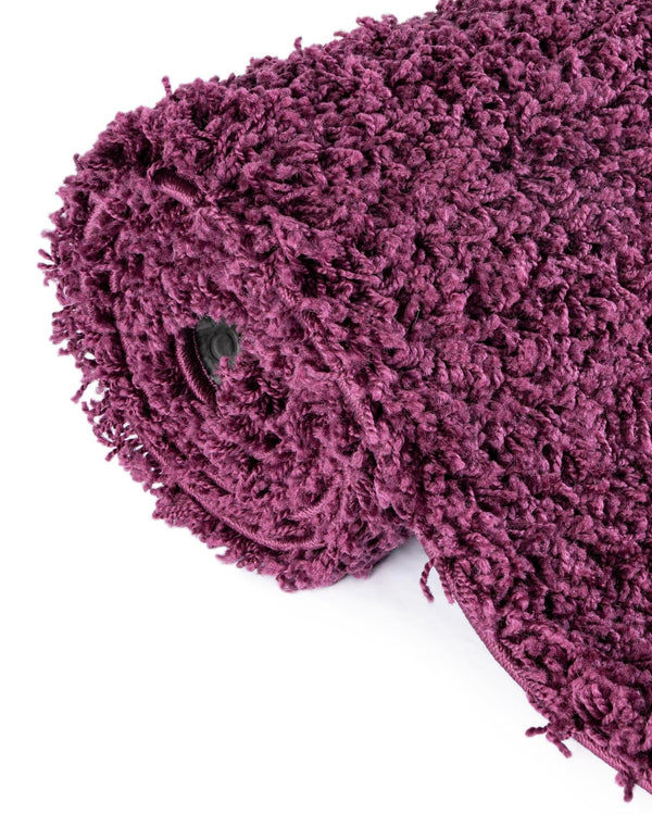 Plush Oasis Collection Area Rug - Serenity (Eggplant Purple) Square Eggplant Purple  lifestyle 35