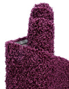 Plush Oasis Collection Area Rug - Serenity (Eggplant Purple) Runner Eggplant Purple  lifestyle 91