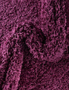 Plush Oasis Collection Area Rug - Serenity (Eggplant Purple) Runner Eggplant Purple  lifestyle 92