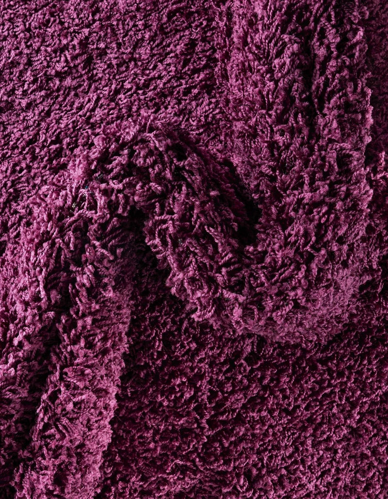 Plush Oasis Collection Area Rug - Serenity (Eggplant Purple) Runner Eggplant Purple  lifestyle 92