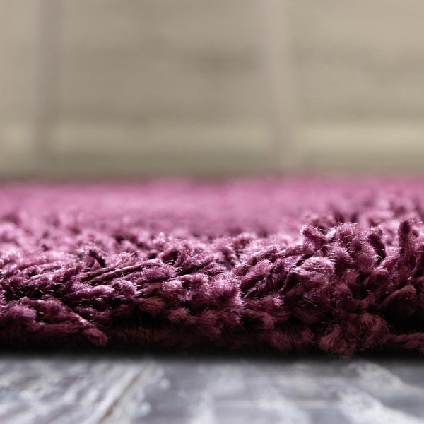 Plush Oasis Collection Area Rug - Serenity (Eggplant Purple) Rectangle Eggplant Purple  lifestyle 8