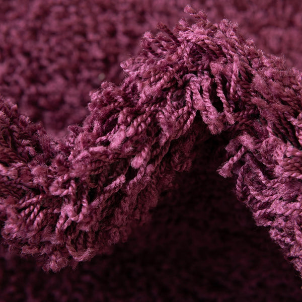 Plush Oasis Collection Area Rug - Serenity (Eggplant Purple) Rectangle Eggplant Purple  lifestyle 11
