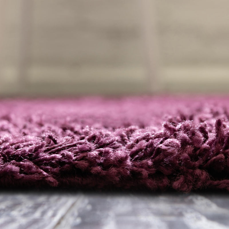 Plush Oasis Collection Area Rug - Serenity (Eggplant Purple) Rectangle Eggplant Purple  lifestyle 16
