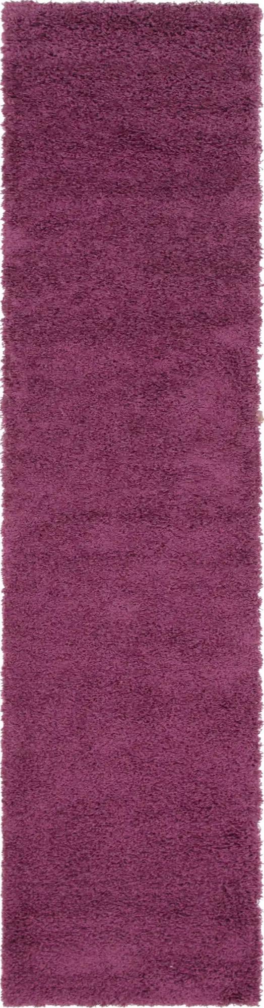 Plush Oasis Collection Area Rug - Serenity (Eggplant Purple) Runner Eggplant Purple Main