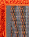 Plush Oasis Collection Area Rug - Serenity (Tiger Orange) Rectangle Tiger Orange  lifestyle 37